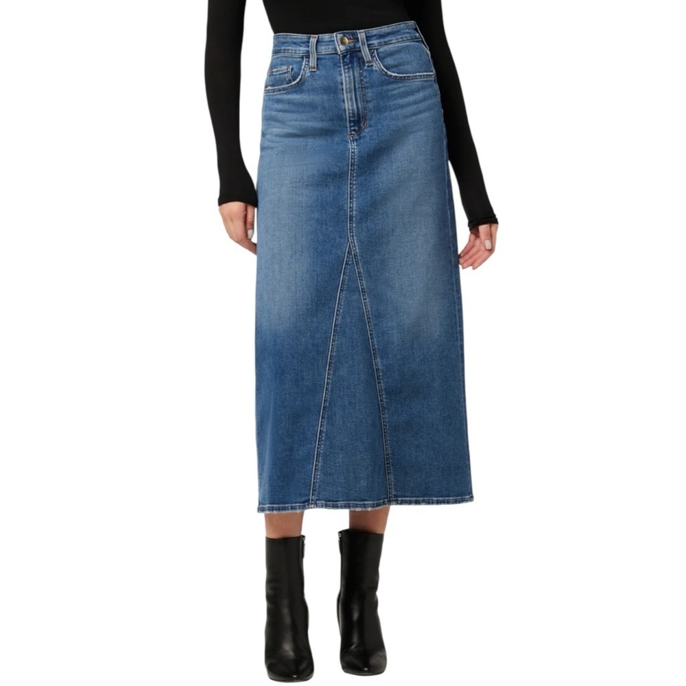 NEW Joe's Jeans The Tulie Denim Skirt Women’s Midi Size 24 XS